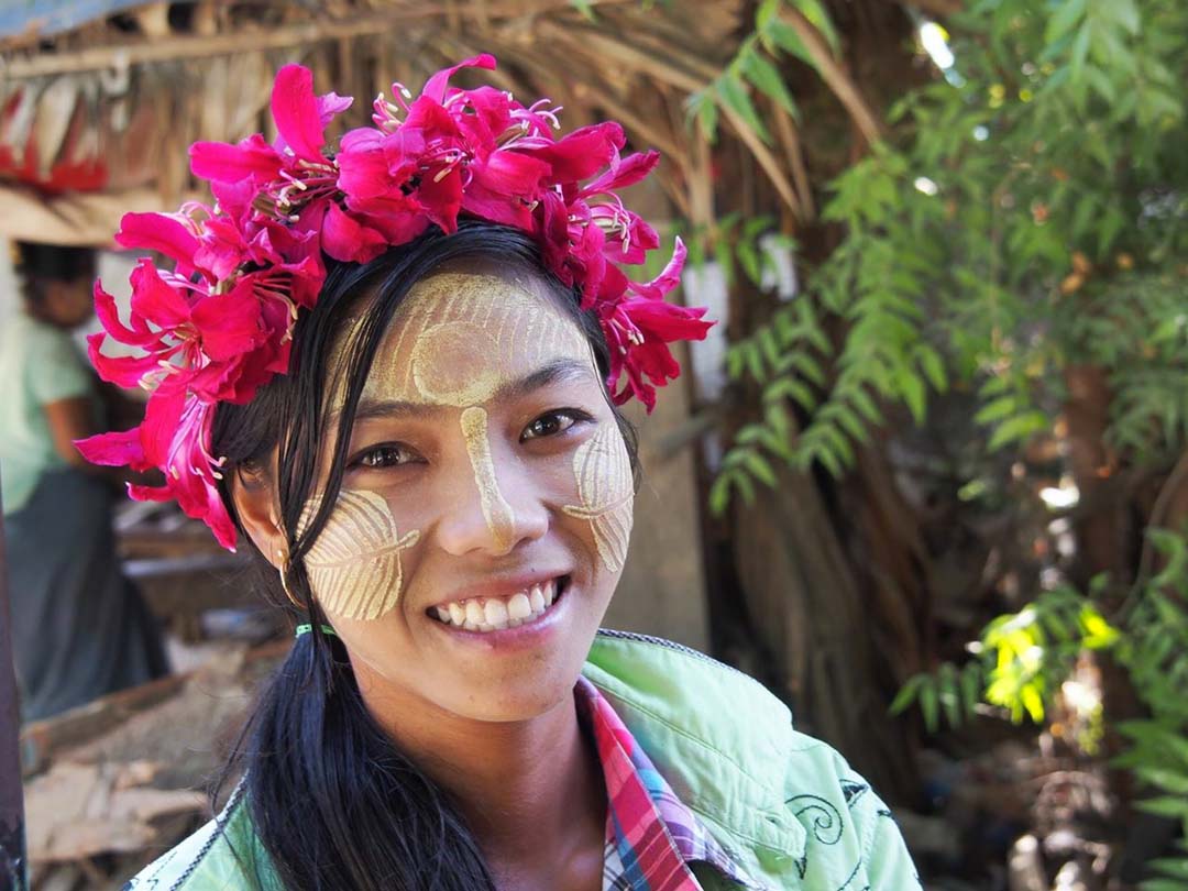 Beauté au tanaka - Birmanie