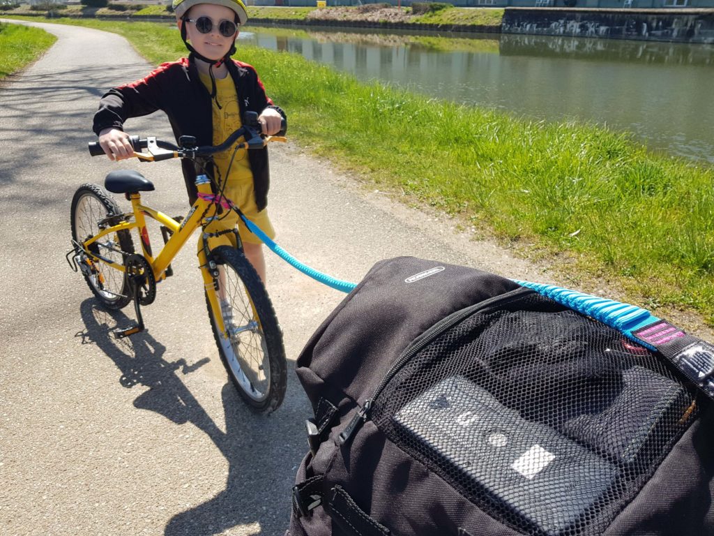 Corde De Remorquage Enfant 2,5 M Barre Traction Velo Tire