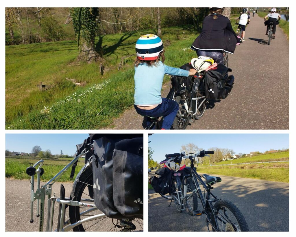 barre de traction vélo enfant Follow Me