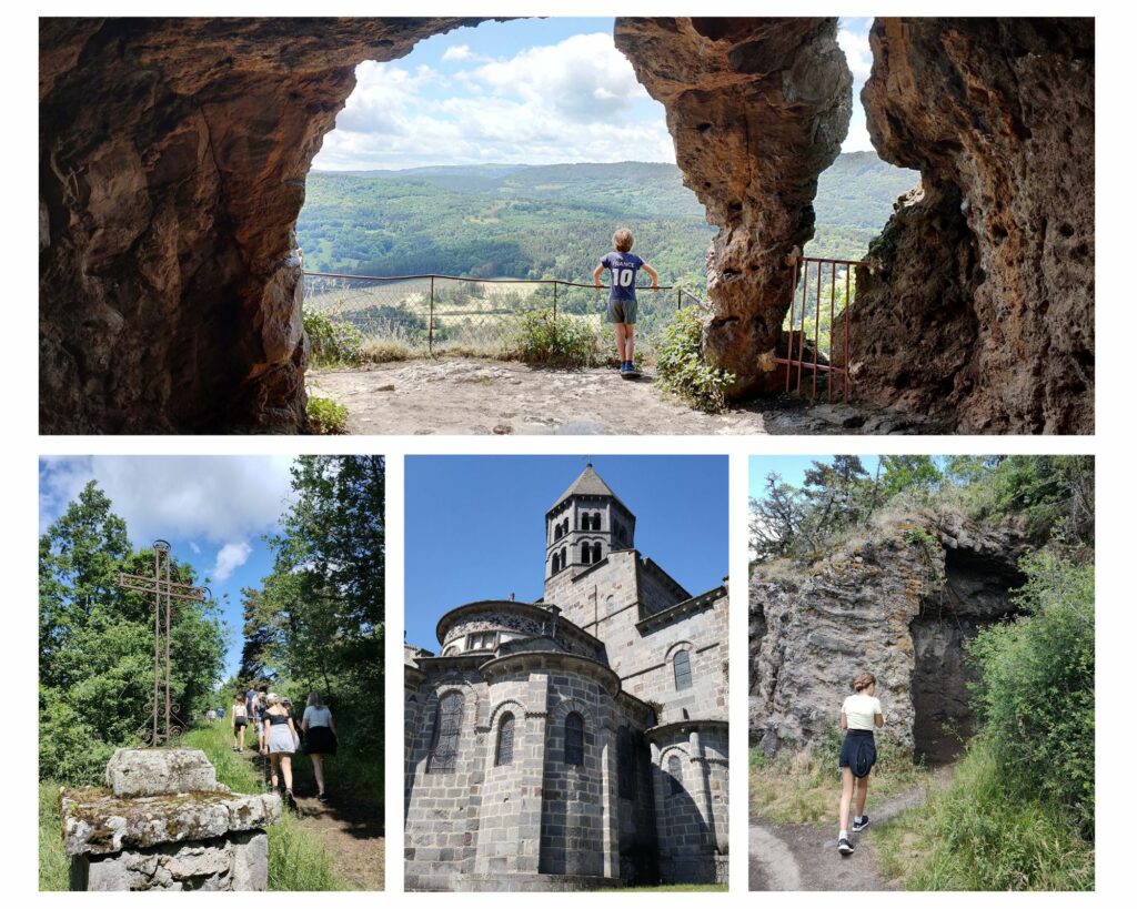 randonnée saint-nectaire grottes de chateauneuf