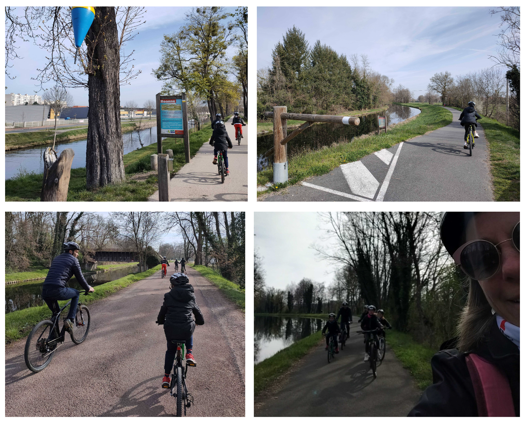 Une jolie balade à vélos le long de la Loire sur la Véloire roannais