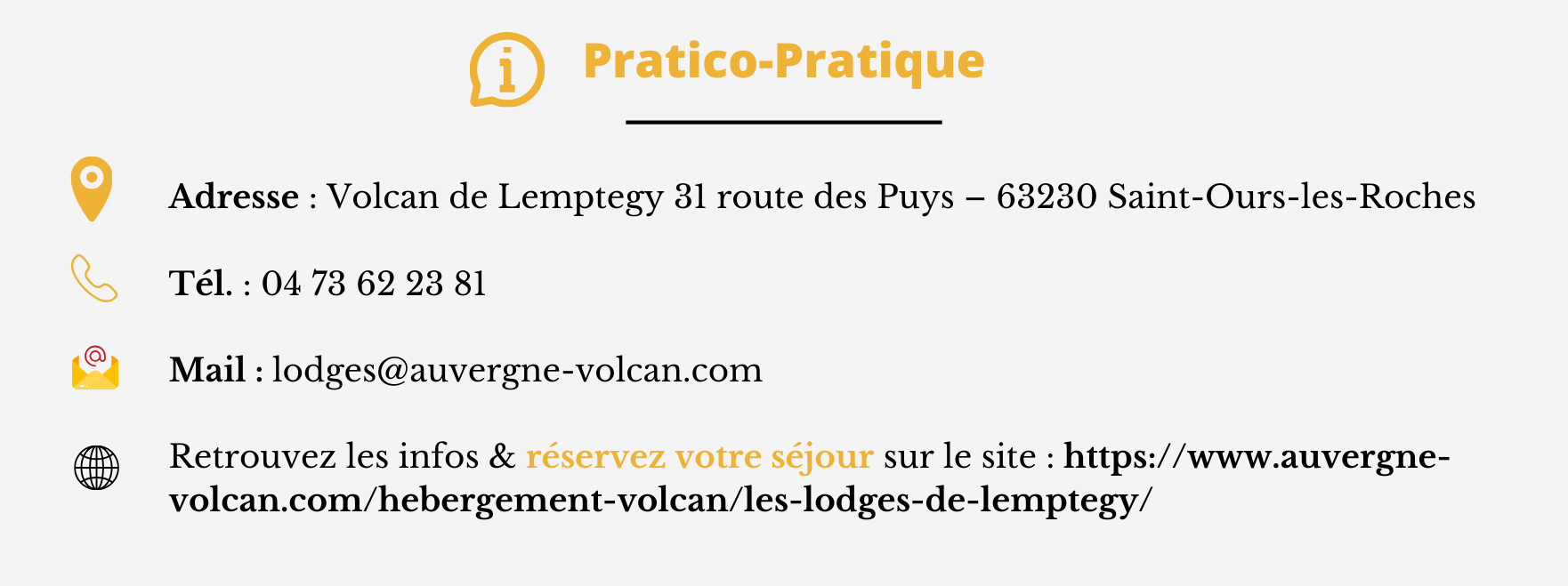 Pratico Pratique Lodges de Lemptegy