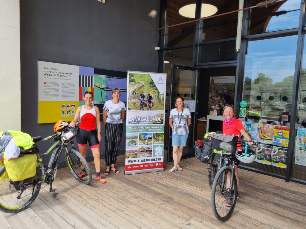 fin de l'itinéraire de cyclotourisme pour débutant La Vagabonde