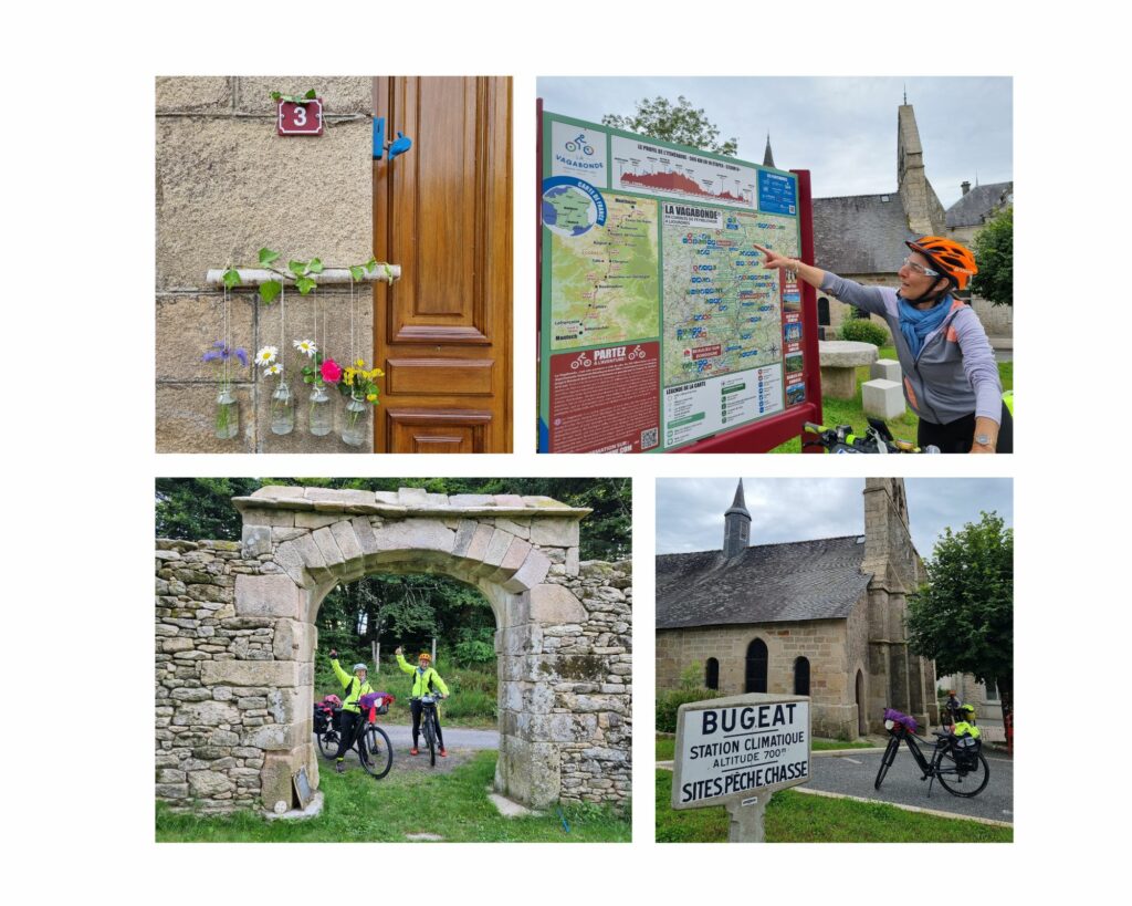 bâti et architecture en Corrèze sur l'itinéraire de la véloroute V87