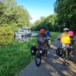 bourgogne à vélo et en bateau en famille