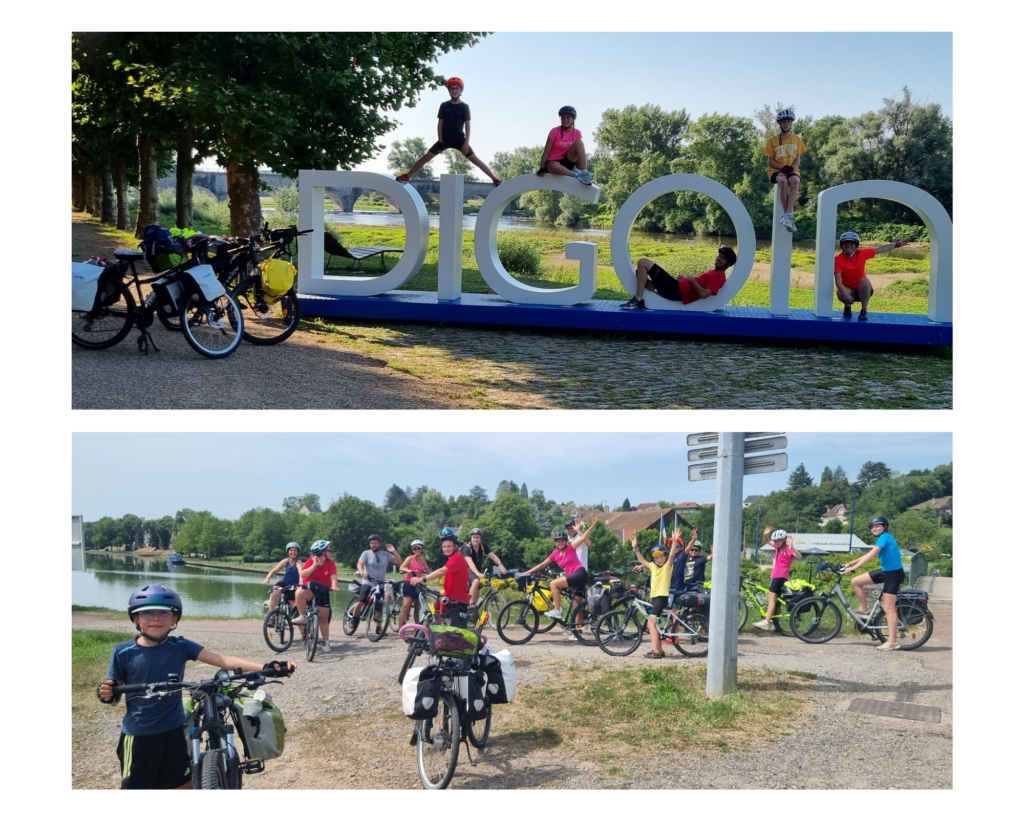 cyclotourisme en Bourgogne en famille