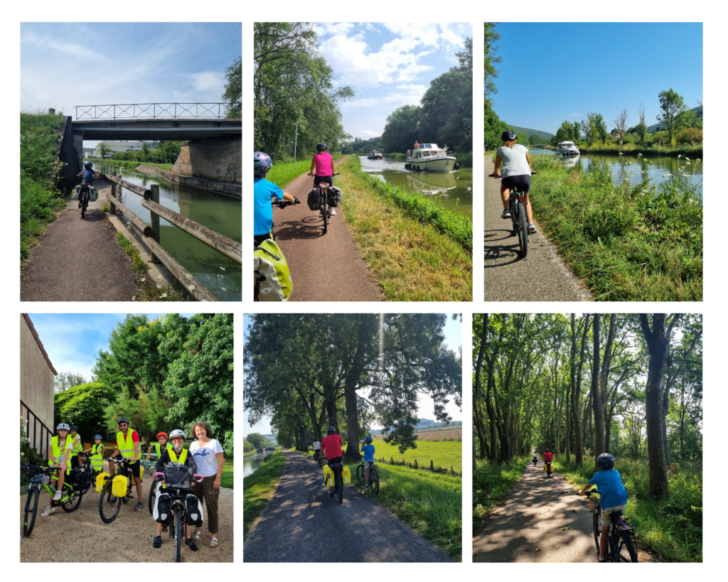 Tour de Bourgogne à vélo et en bateau en famille