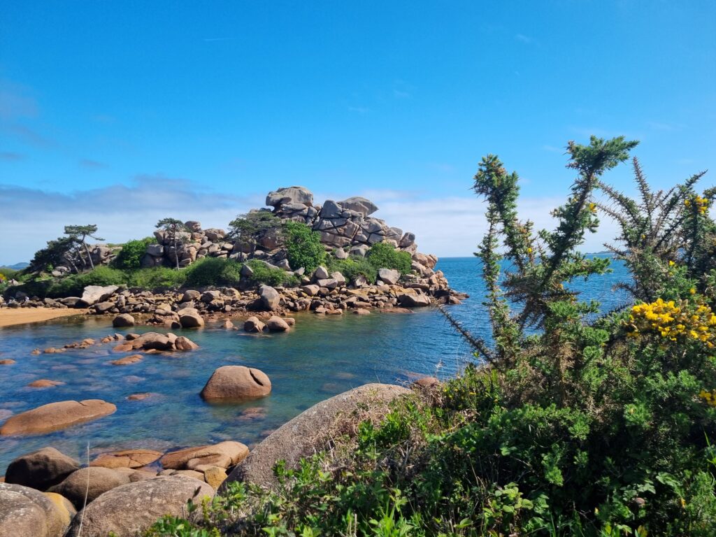 côte de granit rose en Bretagne