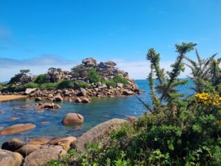 côte de granit rose en Bretagne