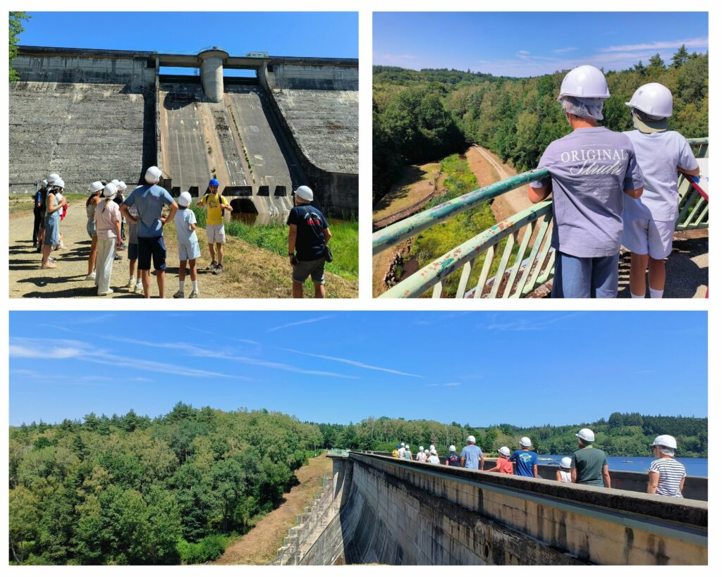 visite guidée du barrage du lac de Vassivière